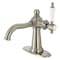 Kingston Brass KSD154KLBN Single-Handle Bathroom Faucet with Push Pop-Up, Brushed Nickel KSD154KLBN - alternate 1
